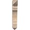 Ekena Millwork Merced Arts & Crafts Smooth Bracket, Douglas Fir, 5 1/2"W x 22"D x 34"H BKT06X22X34MRC03SDF - alternate 3